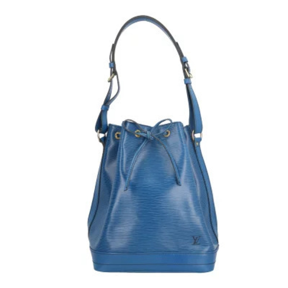 Louis Vuitton Noe Epi Shoulder Bag Leather Blue